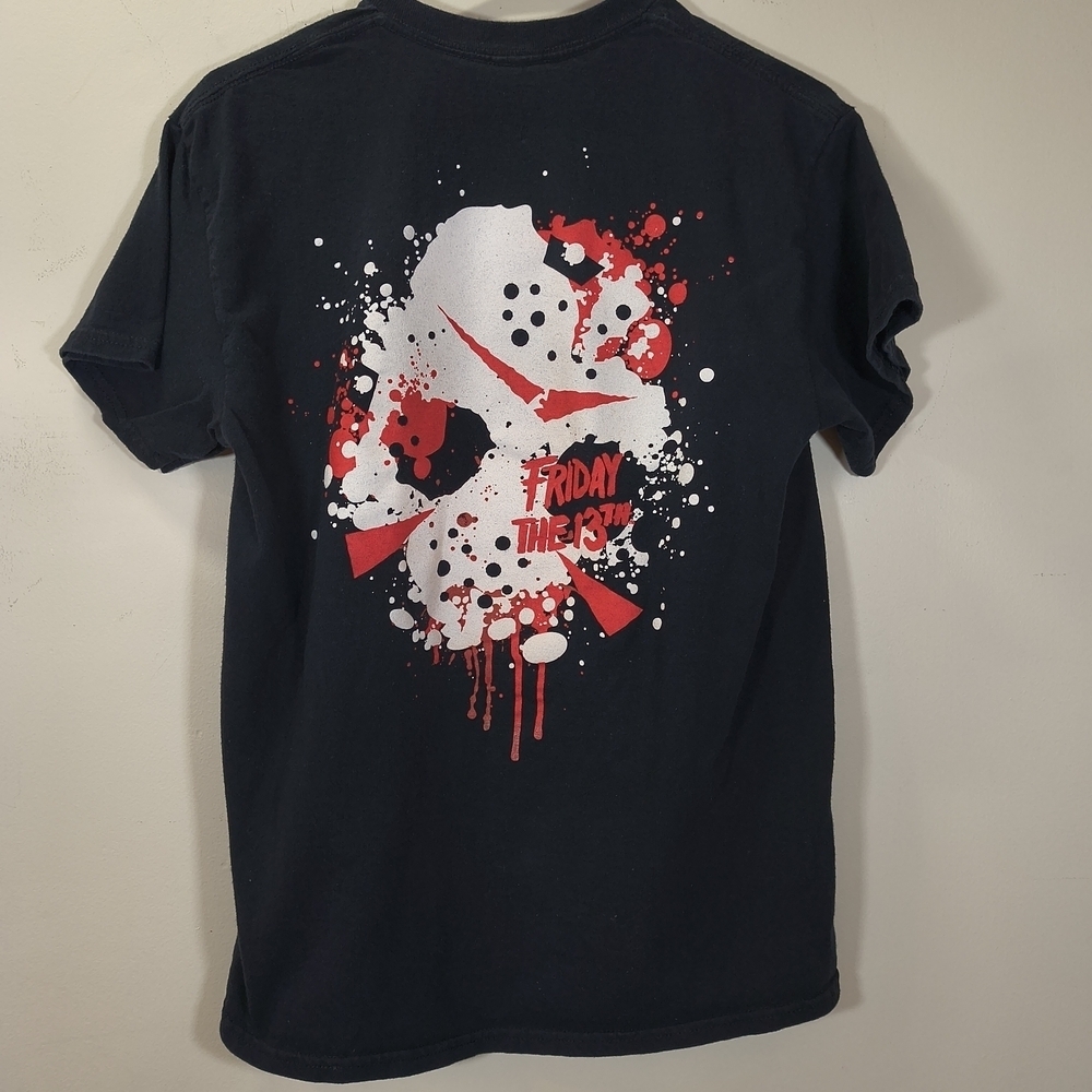Friday the 13th  Horror Black T-Shirt , Size M - Picture 3 of 7